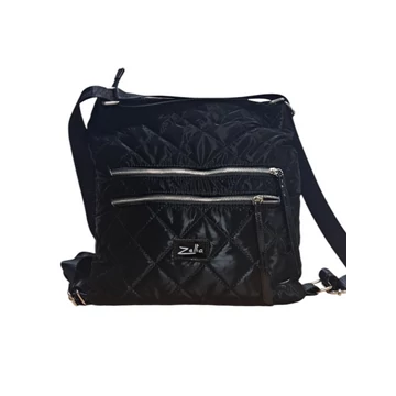 Zellia fekete háti-és válltáska