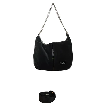 Zellia fekete  láncos kézi-és válltáska