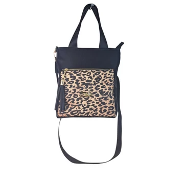 Zellia leopard mintás kézi-váll-és oldaltáska