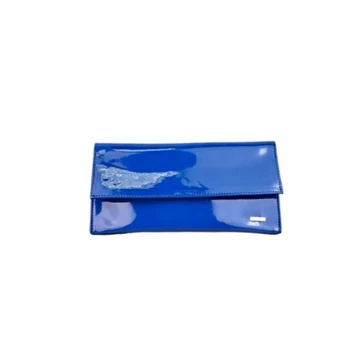 Mona királykék lakk női táska