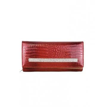 Piros lakk női pénztárca