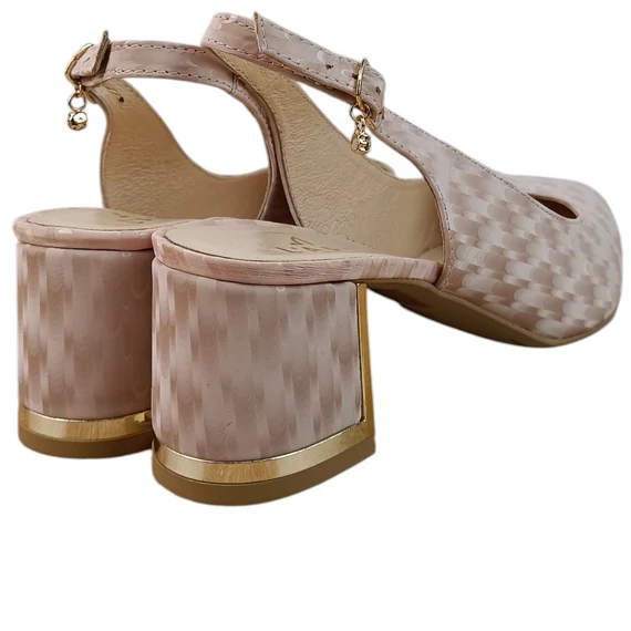 L'art shoes kockasarkú szandálcipő