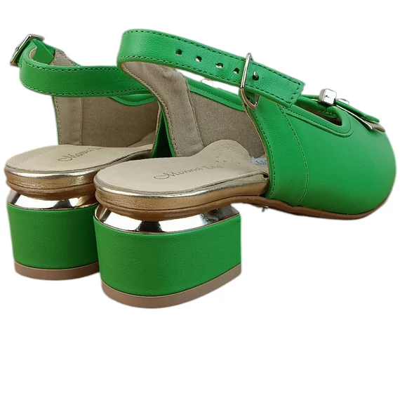 Mona Lisa kockasarkú szandálcipő