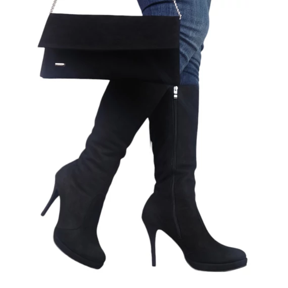 L'art Shoes Hosszú Szárú Csizma