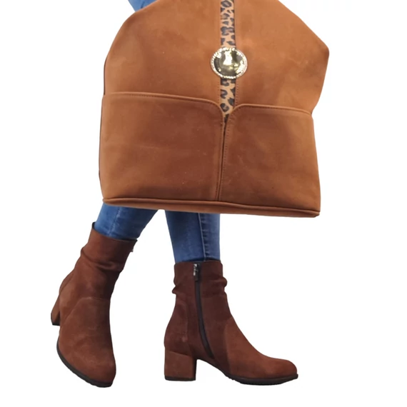 L'art/B kockasarkú bokacsizma