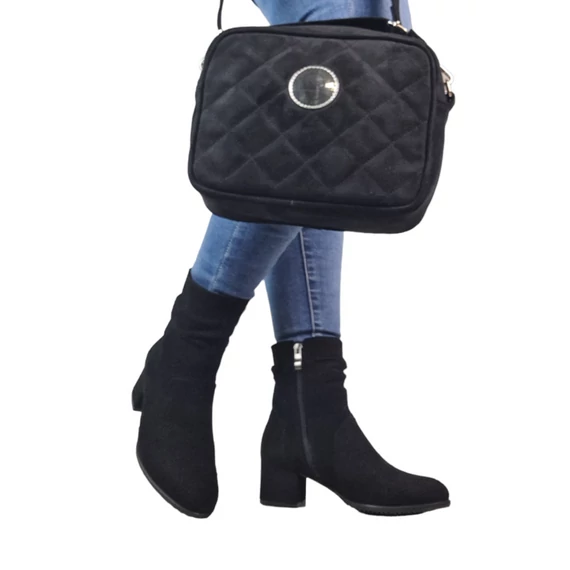 L'art/B kockasarkú bokacsizma