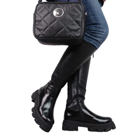 L'art Shoes Hosszú Szárú Csizma