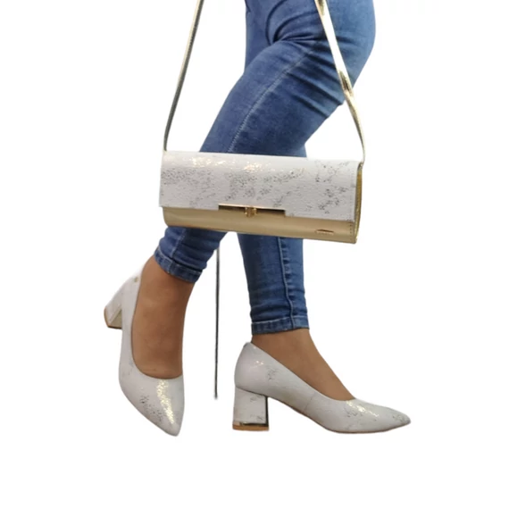 L'art shoes kockasarkú cipő