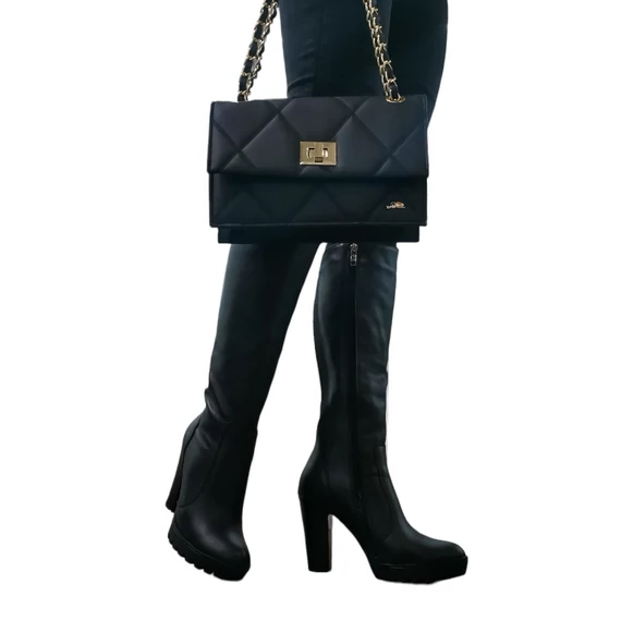 L'art Shoes Hosszú Szárú Csizma