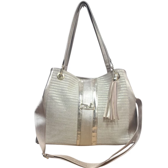 Zellia platina/arany kézi-és válltáska