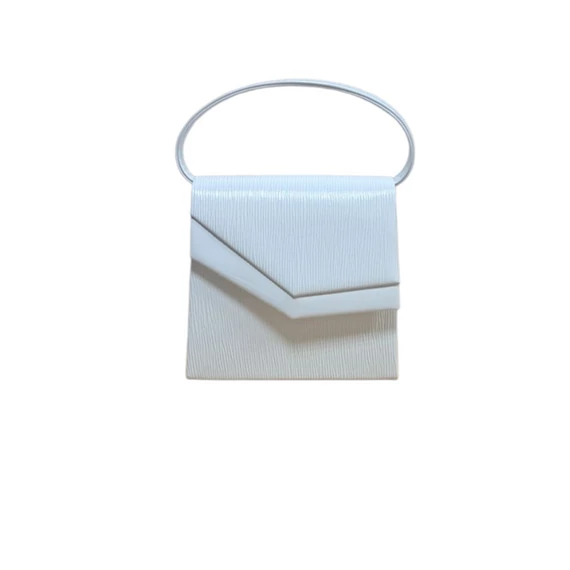 Díva fehér alkalmi táska