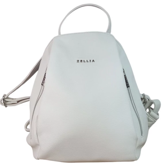 Zellia fehér hátitáska