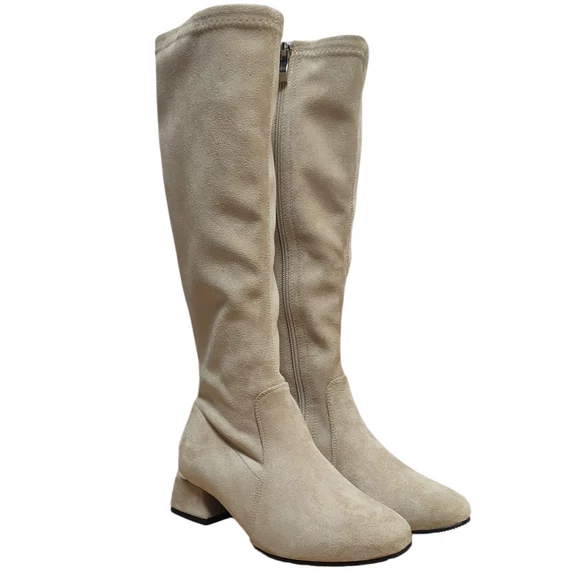 Női Hosszúszárú Bőrcsizma