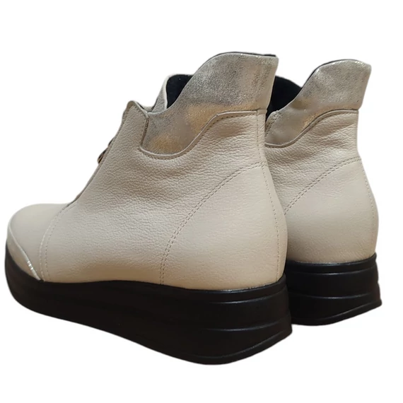 Női Bőr Bokacsizma