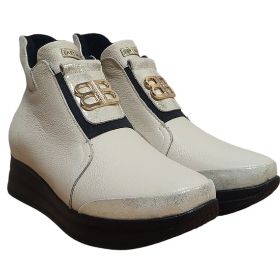 Női Bőr Bokacsizma