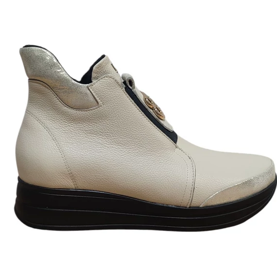 Női Bőr Bokacsizma