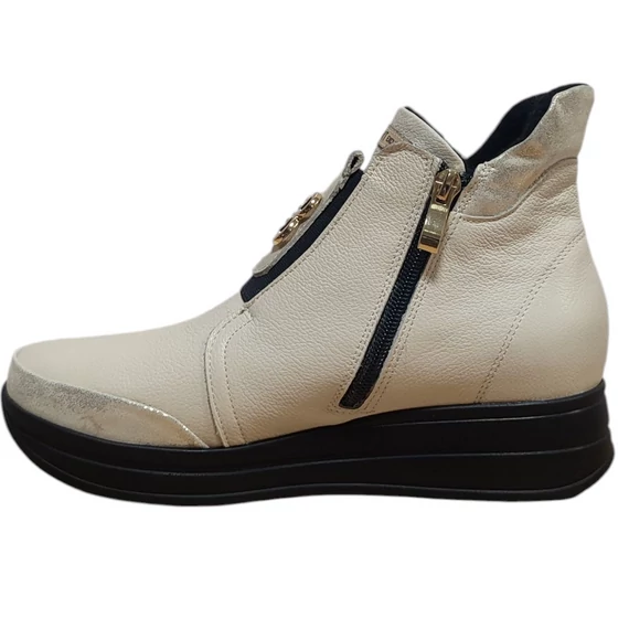 Női Bőr Bokacsizma