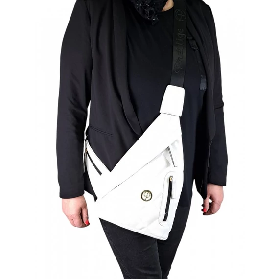 Prestige hát-és oldaltáska fehér