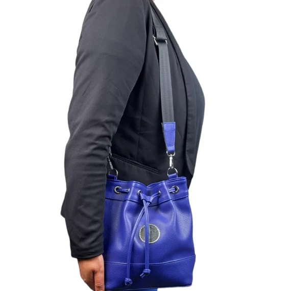 "Nelli" királykék oldal-és válltáska