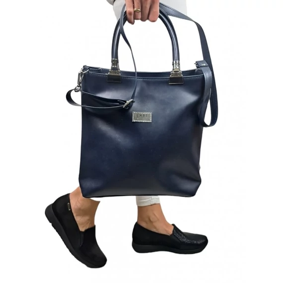 "Lanza" sötétékék női táska