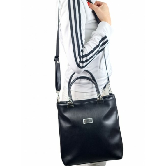 "Lanza" fekete női táska