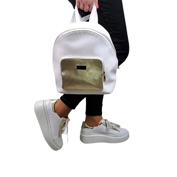 "Mita" fehér hátitáska