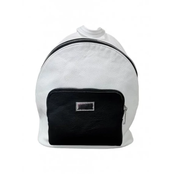 "Mita" fehér/fekete hátitáska