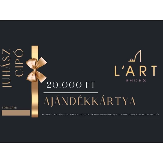 Ajándékkártya 20000 Ft