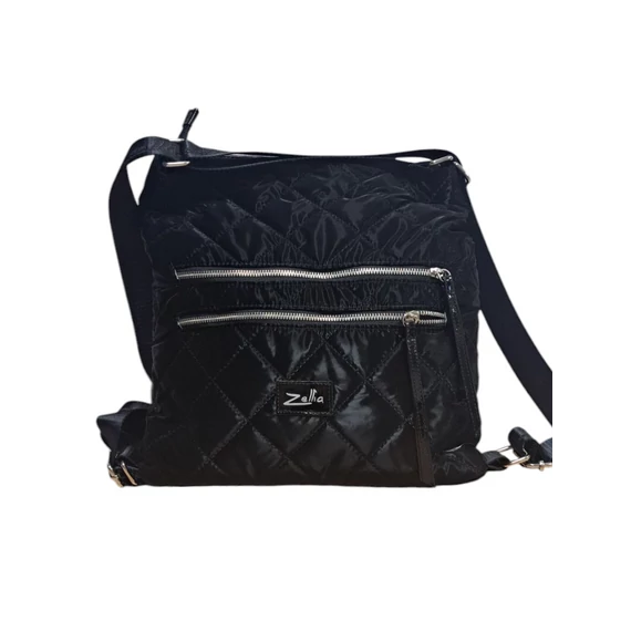 Zellia fekete háti-és válltáska