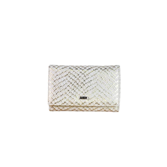 Női bézs/arany pénztárca