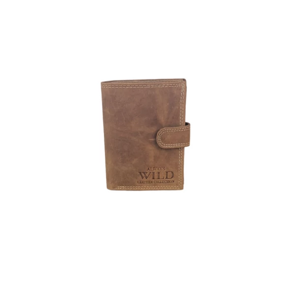 Barna férfi csatos pénztárca