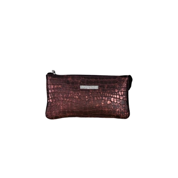 Barna/bronz több funkciós női pénztárca