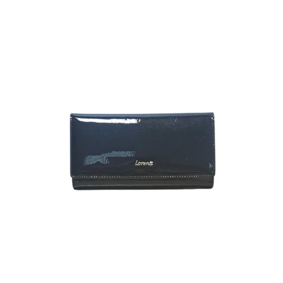 Fekete bordó csillogós női pénztárca