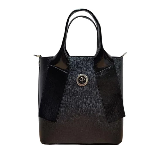 Prestige fekete kézi-és válltáska