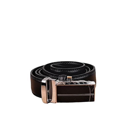 Férfi fekete bőr öv