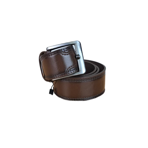 Férfi barna bőr öv
