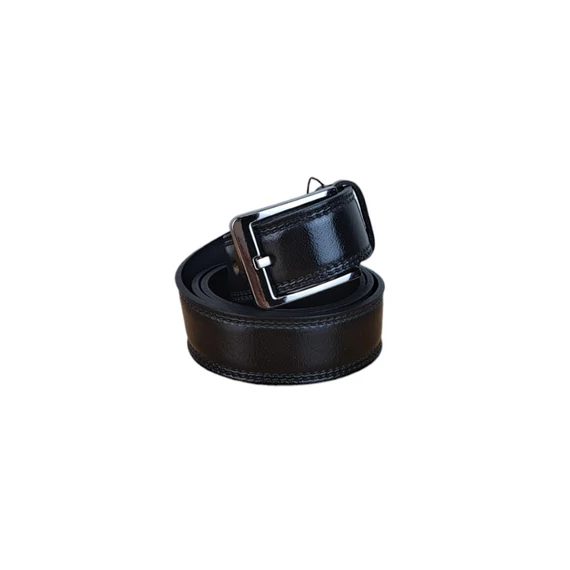 Férfi fekete bőr öv