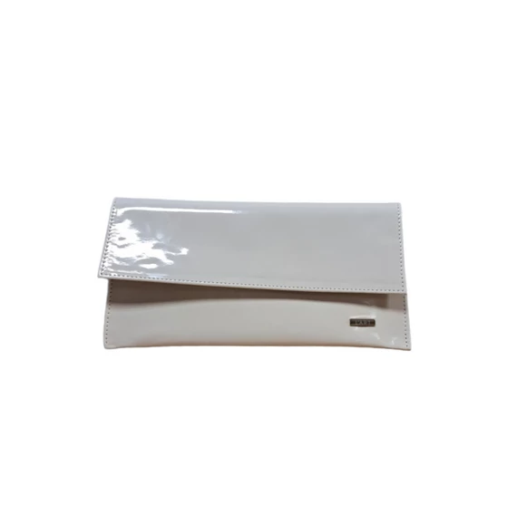 Mona bézs lakk alkalmi táska (430)