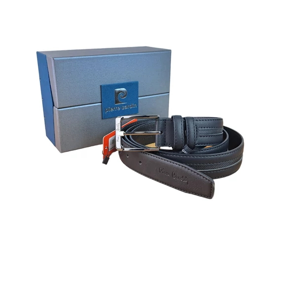 Pierre cardin fekete férfi öv