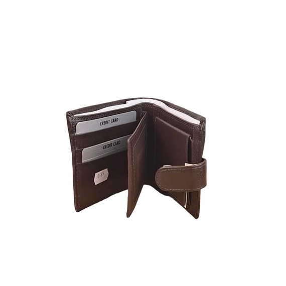Barna férfi bőr pénztárca