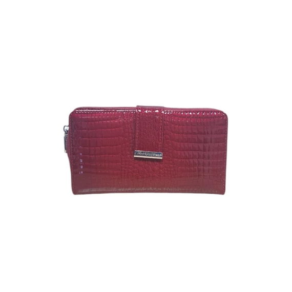 Piros lakk női pénztárca