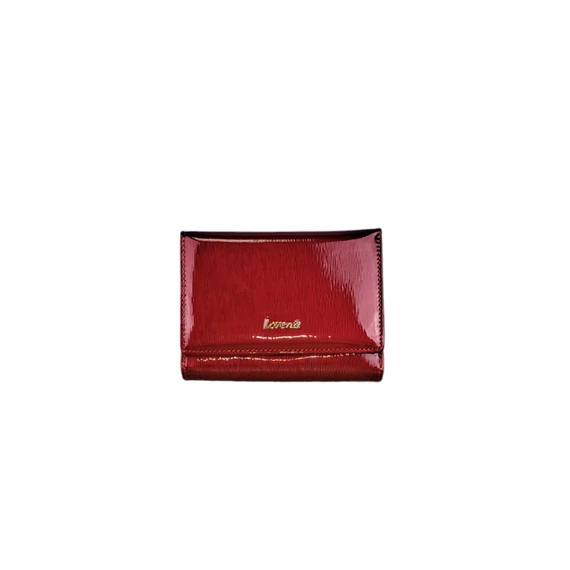 Piros lakk női pénztárca