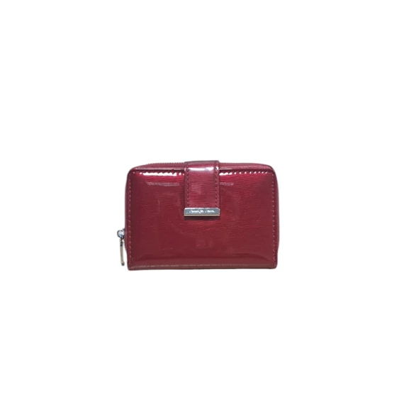 Piros lakk női pénztárca