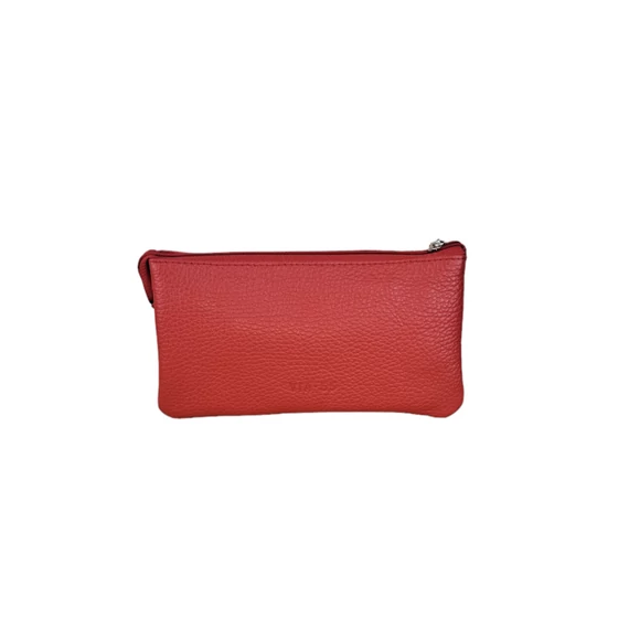 Piros több funkciós női pénztárca