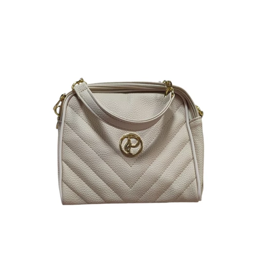 Prestige bézs kézi-és válltáska