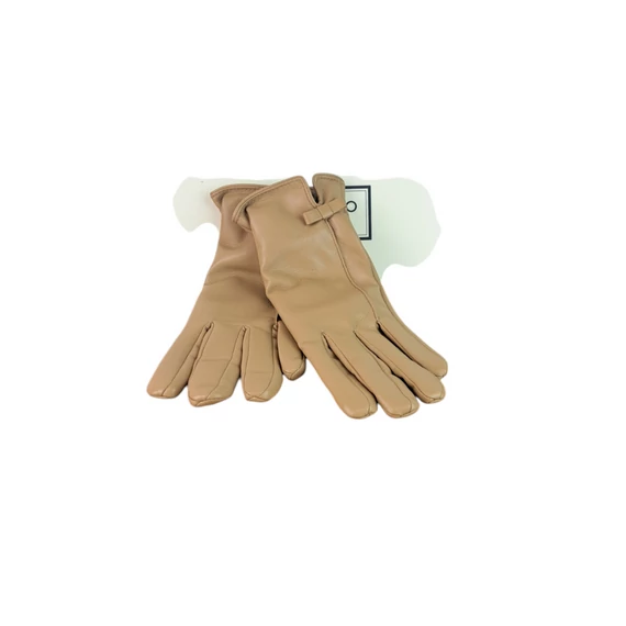 Világosbarna női kesztyű