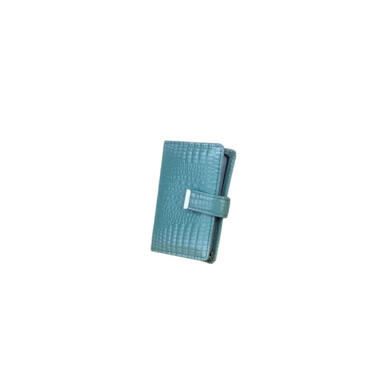 Zöld női  bank-és névjegykártya tartó