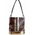 Kép 1/3 - "Bellini" csokibarna / arany női táska